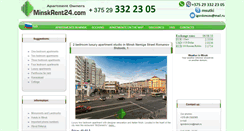 Desktop Screenshot of minskrent24.com