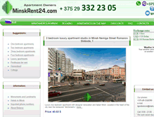 Tablet Screenshot of minskrent24.com